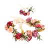 1 x Flower Wreath Headband with 1 x Flower Bracelet,