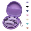Funda para auriculares Beats/JBL/TOZO/BERIBES/Picun/KVIDIO inalámbricos con cancelación de ruido, morado