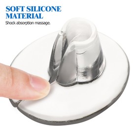 DOITOOL 6 pares de protectores de dedo del pie de la sandalia de silicona, almohadillas para el antepié, protectores de dedos para mujeres y hombres