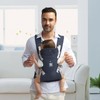IULONEE Baby Carriers from Newborn with Detachable Bibs Ergonomic Portable