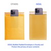 A6 Padded Envelopes, Gold Padded Bubble Envelopes for Packaging Postage