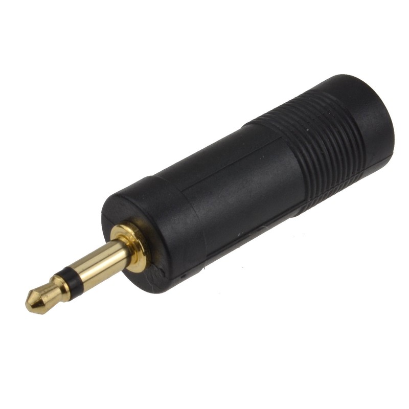 kenable 6.35mm Mono Jack Socket to 3.5mm Mono Jack Plug