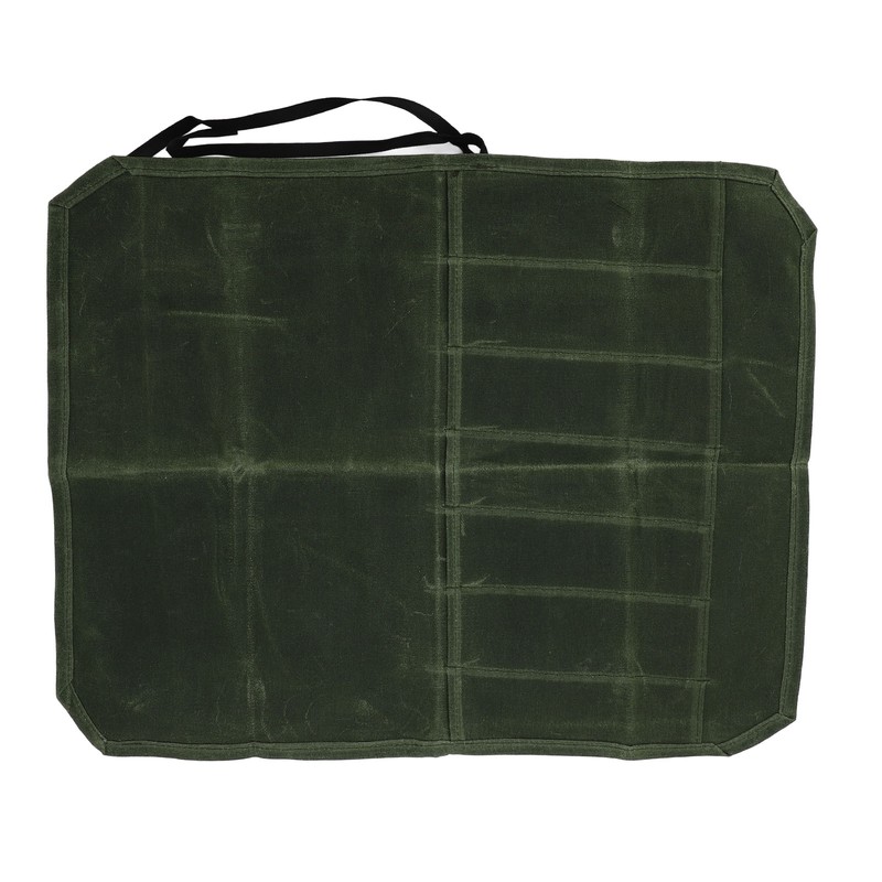 Waxed Canvas Knife Bag 7 Pocket Professional Foldable Chef Knife