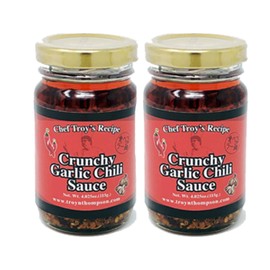 Mishima Crunchy Garlic Chili Sauce | Japanese Style Condiment Taberu Rayu | 4 Oz 115g | Pack of 2