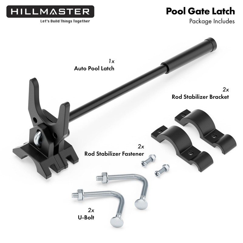 Auto Pool Gate Latch,Chain Link Child Safety Pool Latch for