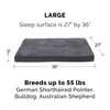 Furhaven Replacement Dog Bed Cover Terry & Suede Mattress, Machine