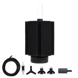 ALEGI Aquarium Sponge Filter 20 Gallon,Quiet Sponge Filter with Air Stone for Betta Fry Shrimp and Small Fish (1 pcs)