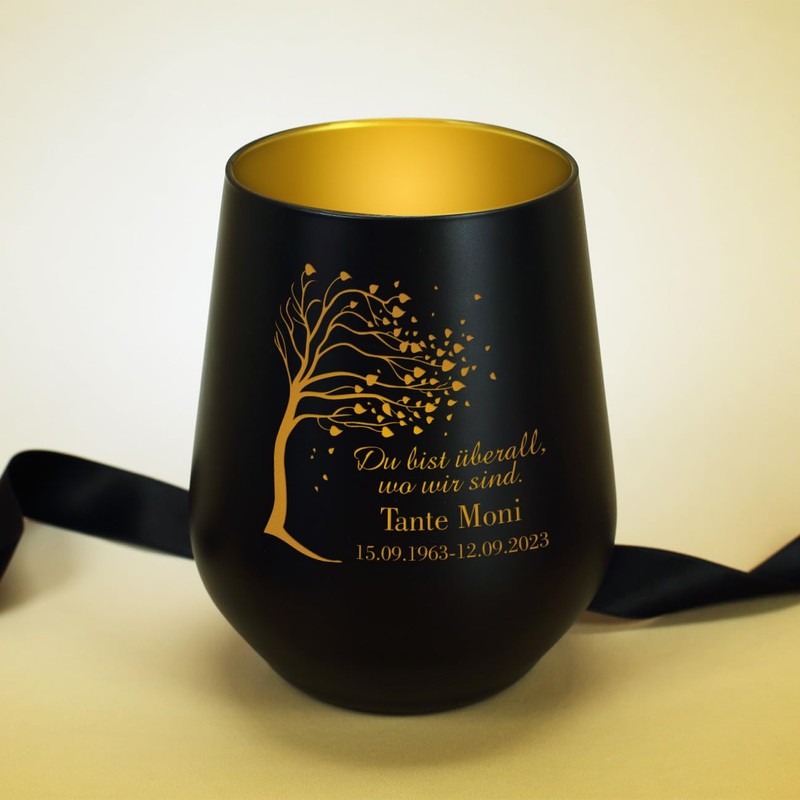 private grief Engraved Memorial Light for Mourners with Name of