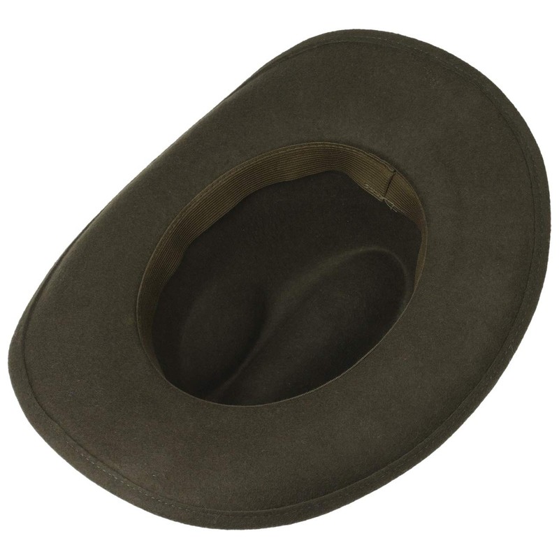 Lipodo Cowboy Hat Olive Green for Men/Women | Size M