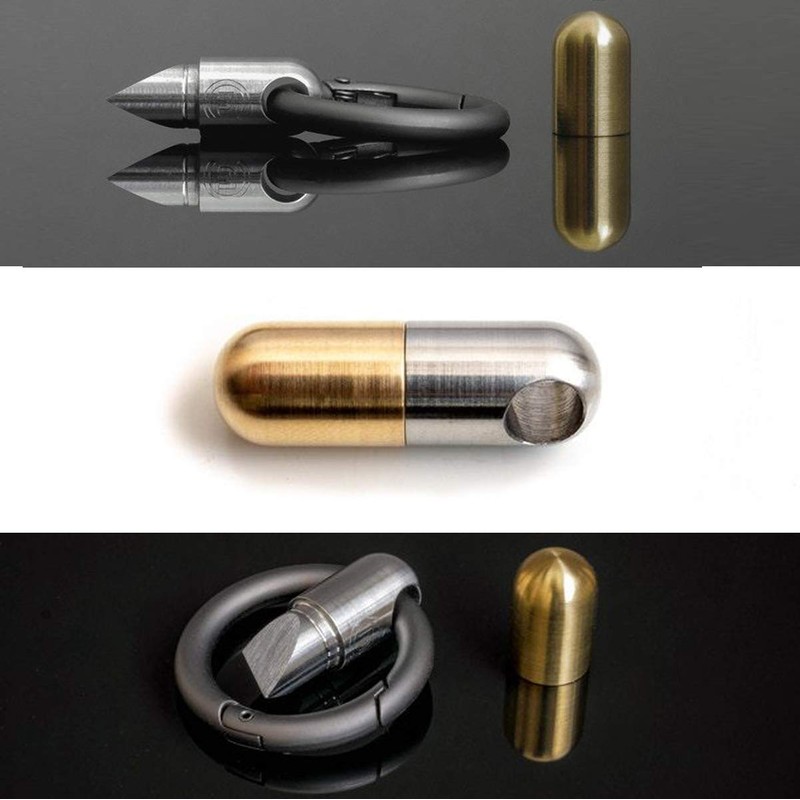 Cutting Tool, Portable Capsule Cutter with Key Ring, Sharp Tool,