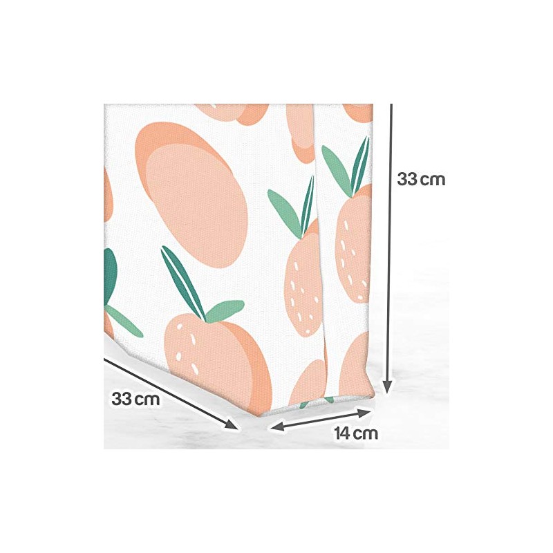 VOID Cartoon Peach Bag, 33 x 33 x 14 cm,