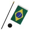 Brazil Table Flag 4'' x 6'' - Brazilian Desk Flag
