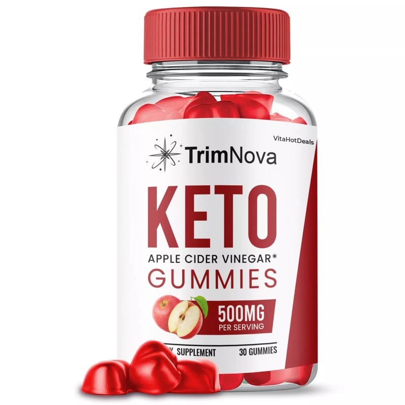 TrimNova Keto ACV Gummies. Maximum Strength Trim Nova Gummies (5