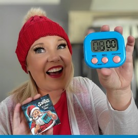 Kitchen Timer for Kids Stocking Stuffers for Adults Women Gifts for Men Dad Gifts White Elephant Gifts Christmas Dads Womens Mens Teens Funny Ideas Santa Cool Dad Her Him Boyfriend Who Have Everything