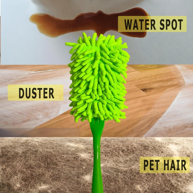 4Pack Reusable Duster Compatible with Swiffer (Handle is Not Included)