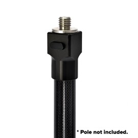 AdirPro 60 mm Anti-Rotation Quick Release - Screws to Any Existing Male Thread of a Prism Pole or GPS Rod & Converts Any GNSS Receiver or Prism with a 5/8x11 Thread to a Quick Release