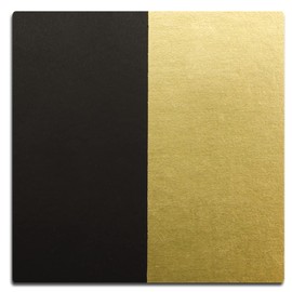 FenchelShades.com 11" Top Diameter x 13" Bottom Diameter 9.5" Height Empire Lampshade (Brass) Spider Attachment (Paper Black with Gold Foiling)