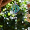 Stainless Steel Hanging Wind Spinner, 3D Rotating Wind Chimes, Tree