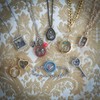 Drama Masks Floating Locket Charm