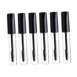 Ipetboom Ml Empty Mascara Tube Set for Diy Pack Eyelash Brush Tube Sleek Black Lid