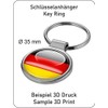 KIESENBERG MB Trac Tractor Tractor 3D Key Ring A-9690, silver