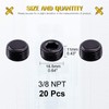 Mardatt 20pc 3/8" NPT Carbon Steel Pipe Plug Set -