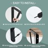 12 Pack L10 x H 8" Black Heavy Duty Shelf