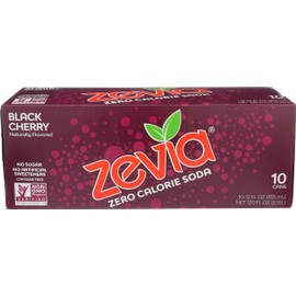 Zevia, Soda Black Cherry, 12 Fl Oz, 10 Pack