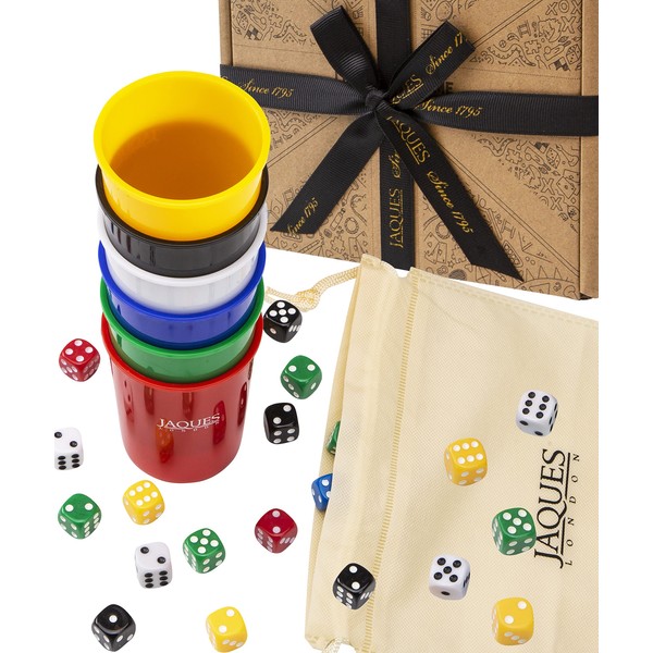 Jaques of London Liars Dice | Family Dice Games | Dice Set & Dice Cup | Classic Board Games | Since 1795