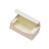 cotta 996 White Plain Box, Japanese T, Medium, White, 2.8 x 5.5 x 1.9 inches (7 x 14 x 4.8 cm), Pack of 10