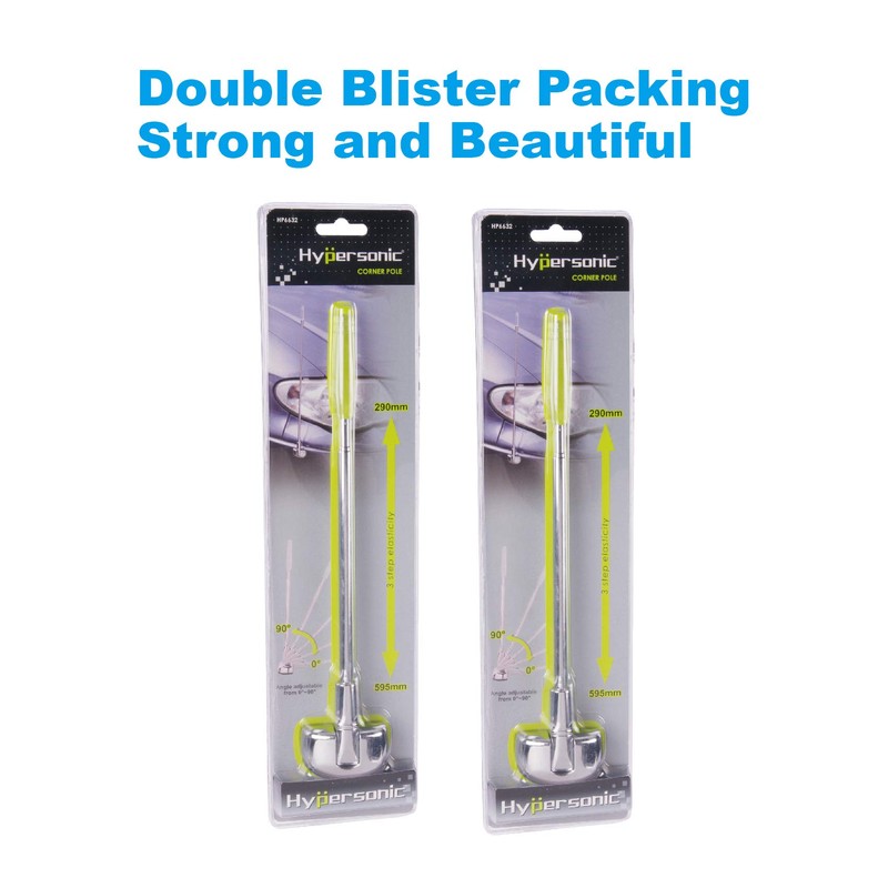 2-Pack Car Bumper Corner Antenna Pole Adjust Driving Parking Marker