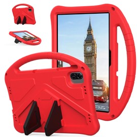 YRH for Honor Pad X8a Case 11 inch 2024, EVA Shockproof Cover for Honor X8a 11 inch Tablet Case, with Stand Handle, Red