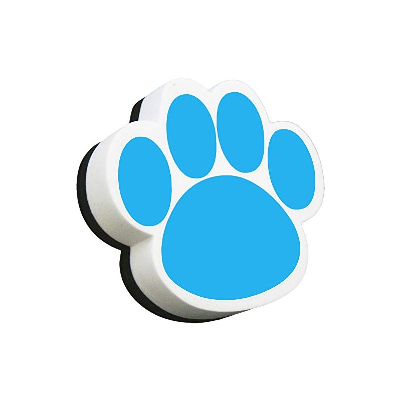 Blue Paw Print Eraser (Magnetic)