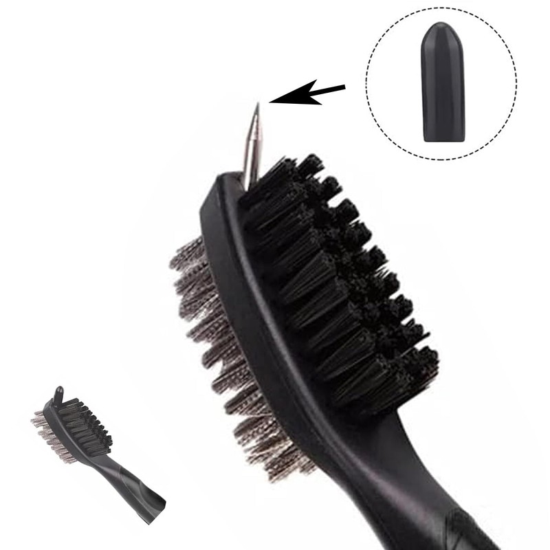 Golf Brush 3 in 1 Golf Club Cleaning Brush, Convenient,