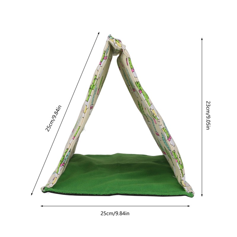 Reptile Sleeping Bed Warm Soft Machine Washable Lizard Hide Tent