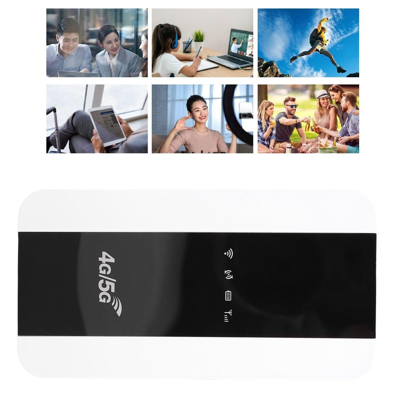 Pomya 4G 5G WiFi Hotspot, Portable Network Router with SIM