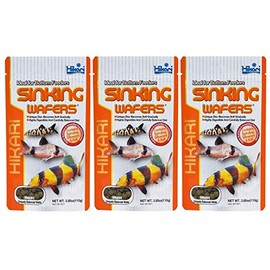 Tropical Sinking Wafers Fish Food [Set of 3] Size: 3.88 OuncesQ