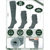Janmercy 4 Pairs Slouch Socks for Women Bulk Stacked Socks