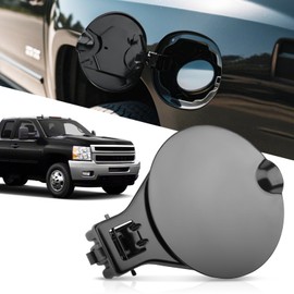 25871805 Fuel Filler Door Cover for Chevy Silverado 1500 2500HD 3500HD, GMC Sierra 1500 2500HD 3500HD 2007-2014, Black Gas Tank Door Replacement