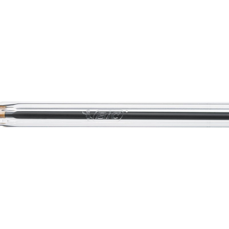 BIC Cristall Retractable Ballpoint Pen – Clear Barrel – 1