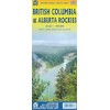 British Columbia & Alberta Rockies Travel Reference Map 1:900,000