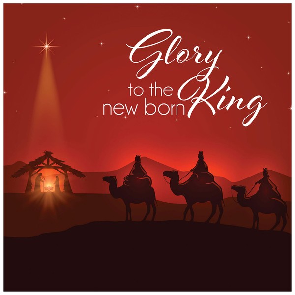 Christian Christmas cards, pack of 10 - We Three Kings