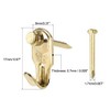 sourcing map 30 Pieces Picture Hangers Photo Frame Hanging Hook
