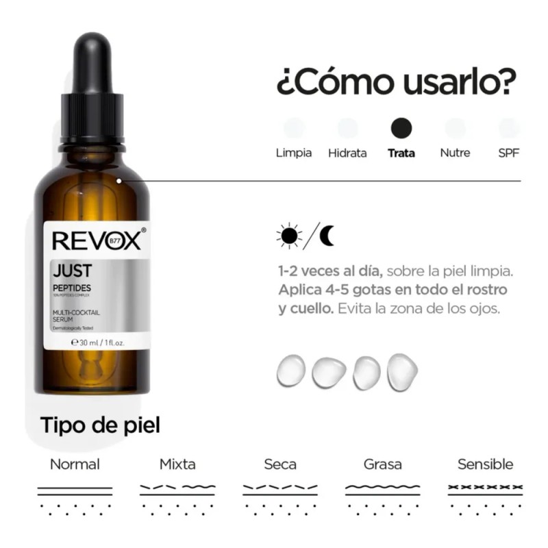 Revox B77 Just Peptidos 10% Suero Multi Coctel 30ml Todo