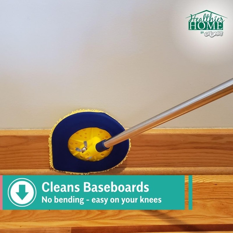CHOMP Long Handle Wall Cleaner, 5 Minute CleanWalls Extendable Wall