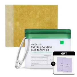 Eunyul Lab Calming Solution Cica Toner Pads 60 Sheets [+Free Gift of 2 Mask Packs] / 은율 랩 카밍 솔루션 시카 토너패드 60매 [+마스크팩 2매증정]