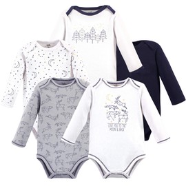 Touched by Nature Baby Organic Cotton Long-Sleeve Bodysuits