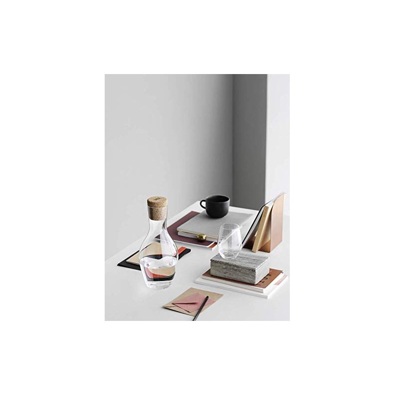 Holmegaard Wasserkaraffe 1,2 l Cabernet aus mundgeblasenem Glas, klar