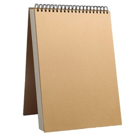 MYLCHBDJ 30 Sheets 297mm x 210mm Thick Paper Soft Ring Spiral Type Loose Leaf Flip Book Craft Paper Cover Sketch Drawing Colored Pencils Watercolor Brush Marker Pen Drawing Doodle Memo for