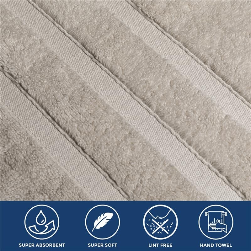 Towelogy ZHT_09 Premium Hand Towels - 100% Zero Twist Cotton